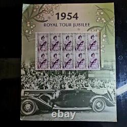 Rare Queen Elizabeth II 1954 Royal Jubilee Stamp Set. Australian Post Release
