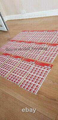 Royal Mail 1st Class Large Letter Postag Stamps 50 Pieces 50X 1st Class
