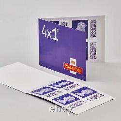 Royal Mail 1st Class Stamps Book of 80x Genuine Self-Adhesive Barcoded £108 Face