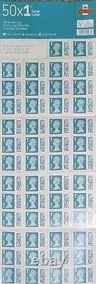 Royal Mail 1st First Class Large Letter Stamps Brand New x50 Barcode Variation