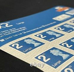 Royal Mail 2nd Class Large Letter Postage Stamps 4 50 Sheet