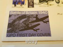 Royal Mail First Day Cover FDC Battle of Britain 1965 Douglas Bader Signed