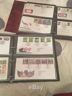 Royal Mail Great Britain First Day Cover Collection 232 FDCs A 1974 1997 Mint