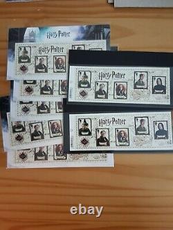 Royal Mail Harry Potter 2018 MASSIVE Collection Sheets Stamps Mint MNH