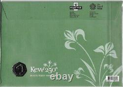 Royal Mail Kew Gardens 250th Anniversary First Day Stamp Cover 50p Coin RARE