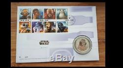 Royal Mail Limited edition 750- Star Wars R2D2 Silver Proof Medal/Coin-621/750