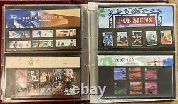 Royal Mail Mint Stamps collection 47 Sets and binder