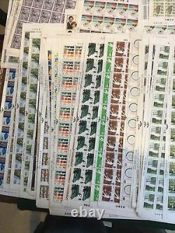 Royal Mail New Stamps Face Value £1,000+, Mint Unused Complete Sheets (over 70)