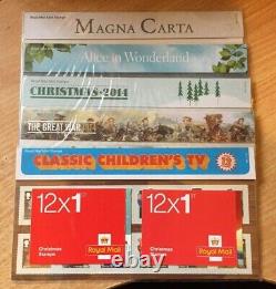 Royal Mail Presentation Packs/Sets 493 501 504 506 512 Christmas 2014+2015 Stamp