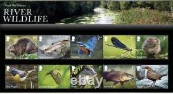 Royal Mail River Wildlife Presentation Pack 636 GB Phosphor Error Free post