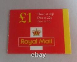 Royal Mail Stamp Booklets 1976 Present in Mint Condition Some With Cylinders