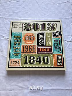 Royal Mail Stamp Year Book 2013 Mint Commemorative Stamps Free P&P UK GB