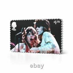 Royal Mail The Rolling Stones Silver Stamp Ingot MNH