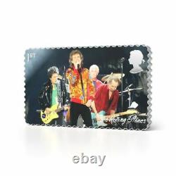 Royal Mail The Rolling Stones Silver Stamp Ingot No Filter Tour MNH