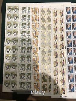 Royal Mail Unused Stamps Face Value £505, Mint Unhinged Complete Sheets X 25