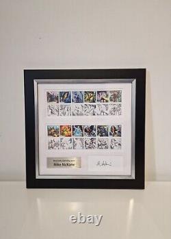 Royal Mail X-Men Stamps Framed Signed Limited Edition 143/200