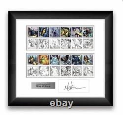 Royal Mail? X-Men Stamps Framed & Signed. Limited To 200 Editions Free P&P