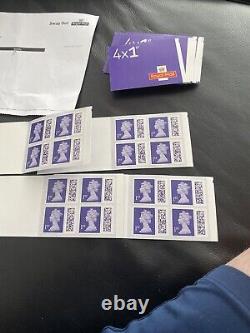 Royal Mail first class Barcoded stamps x 100 Face £1.25 Each