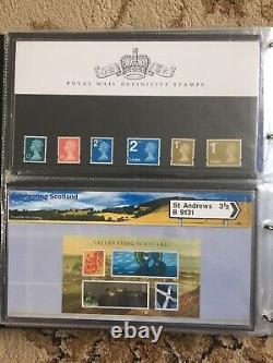 Royal Mail presentation packs of stamps plus other sets