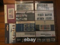 Royal mail mint stamp collection, 29 sets in total