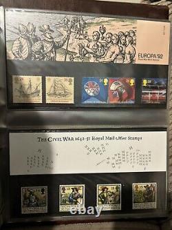 Royal mail mint stamps, penny Black Anniversary Pack presentation pack And Letter
