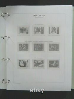 SET 5 x ROYAL MAIL HINGELESS GREAT BRITAIN STAMP ALBUMS 1971-2010 ALL LEAVES