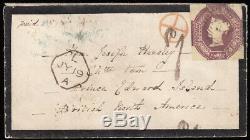 SG59 1856 Transatlantic Ship Mail. Liverpool to Halifax, Nova Scotia