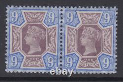 SG 209 9d Dull Purple & Blue K38 (1) pair in Post Office fresh unmounted mint
