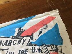 Sex Pistols Anarchy in the UK Textil Poster Original Debden. J. Reid Remake