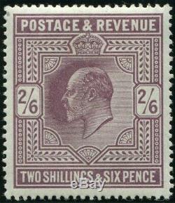 Sg 316 2/6 Dull Reddish Purple. A superb Post Office fresh unmounted mint