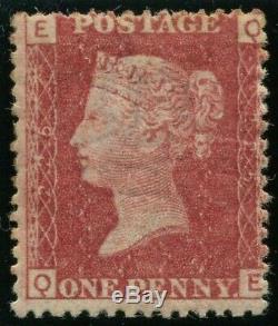 Sg 43 1d Red Plate 225. A superb Post Office fresh unmounted mint example