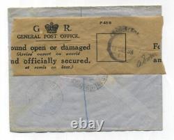 Singapore WRECK CRASH MAIL SALVAGED FROM CENTURION TO Great Britain COVER 1939
