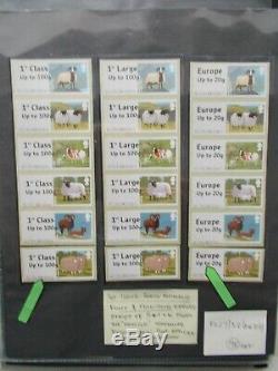 Specialised Farm Animals I to III Post & Go Collection Inc Errors & Type Faces
