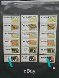 Specialised Farm Animals I to III Post & Go Collection Inc Errors & Type Faces