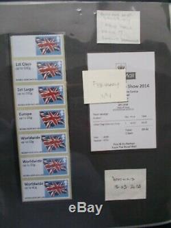 Specialised Union Flag Post & Go Collection Inc Errors, Font Errors & Overprints