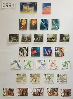 Stamp Collection (539 stamps) GB Commemoratives 1965-91 Unused and Unhinged