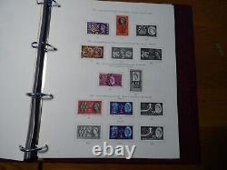Stamps Collection Stanley Gibbons Victoria Edward VII George V & VI Elizabeth II