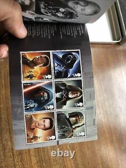 Star Wars Royal Mail UK Prestige Stamps And 2 Collectible Tins