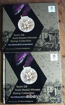 TEAM GB GOLD MEDAL WINNERS STAMP COLLECTION & BOOK. 305 x 1st class stamps