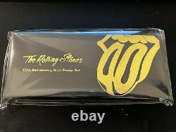 THE ROLLING STONES 60th Anniversary GOLD PLATED STAMP SET Royal Mail LTD 1962