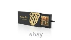 The Rolling Stones 60th Anniversary Gold Royal Mail Stamp Set Pure 24 Carat Gold