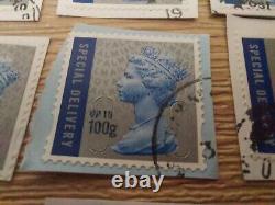 Used Special Delivery Stamps x 125