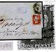 V75 GB AFRICA MAIL 1862 Cover Admiraly GunmakerEL Penny Red PERFORATION ERROR