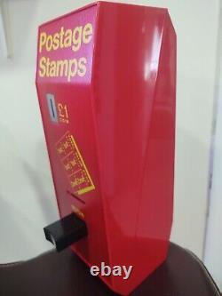 Vintage Postage Stamp Vending Machine Royal Mail Dispenser Retro Post Office SVM