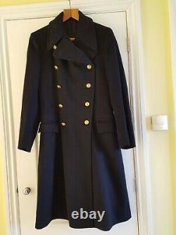 Vintage post WW2 naval officer's great coat in very good condition