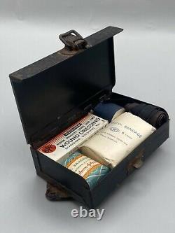 WW2 British Home Front General Post Office Marked Vehicle FirstAid Kit & Content