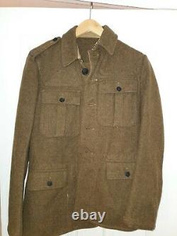 WW2 British Other Ranks Khaki Service Dress Tunic / Blouse 1902 Pattern post WW1