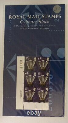 Wales 2000 W87 65p Cylinder Block Stamp Format Pack Scarce
