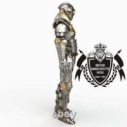 Wearable Medieval Plate Armour Full body Armor Suit With Chain Mail Limited