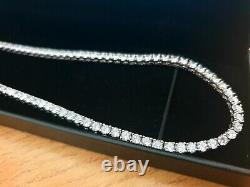 White gold finish created diamond Tennis necklace gift boxed free post boxed
